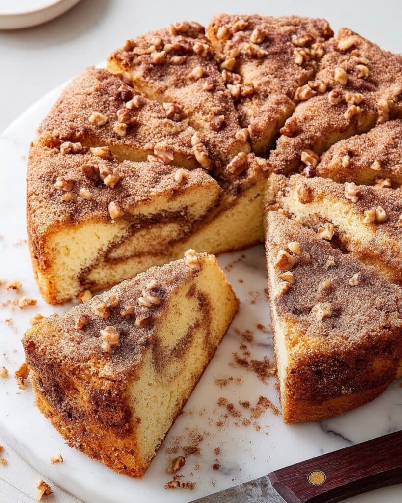 Cinnamon Walnut Coffee Cake Recipe