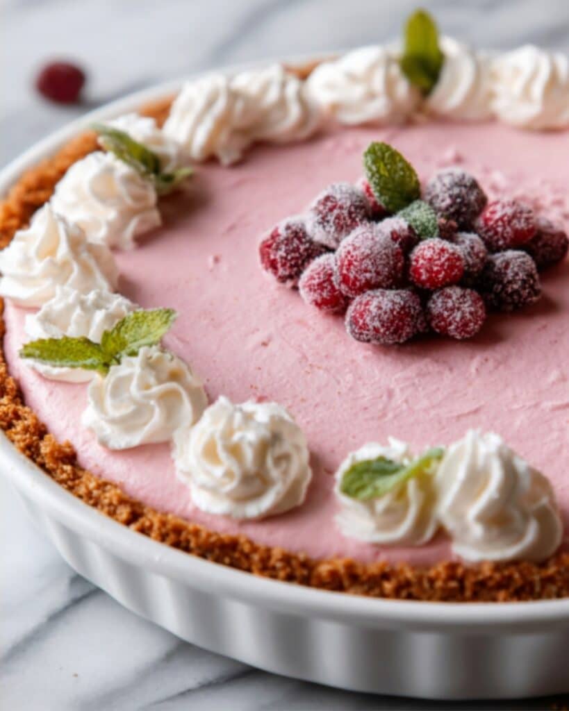 Cranberry Mousse Pie Recipe