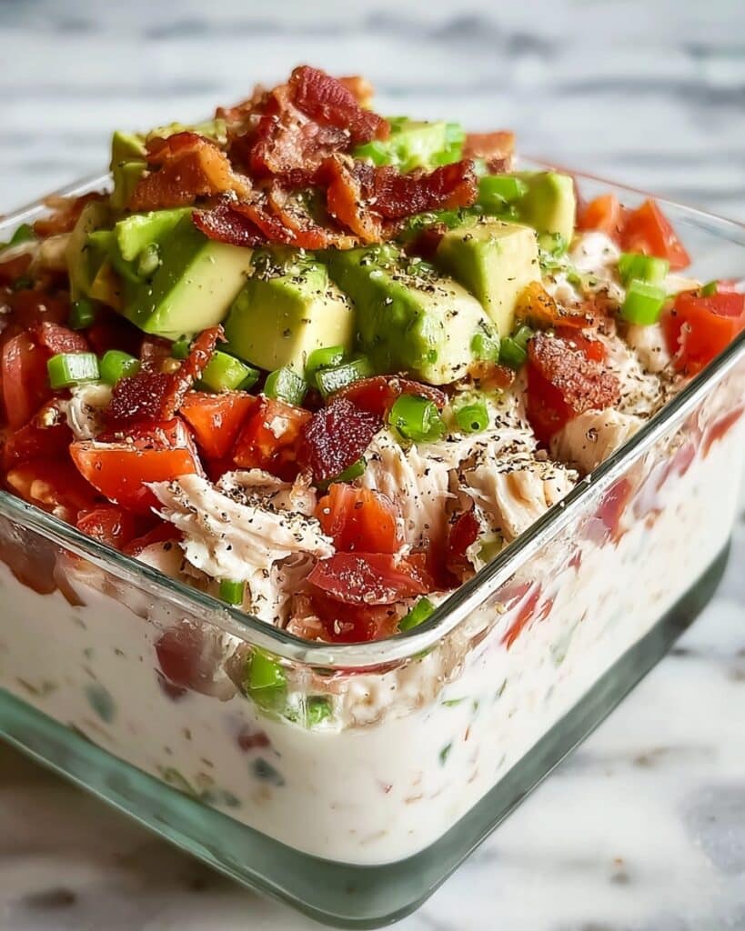 BLT Chicken Salad for Meal Prep Recipe