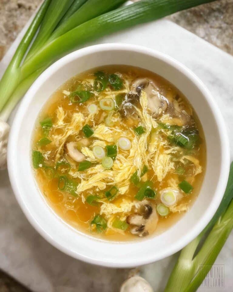 Keto Egg Drop Soup Recipe