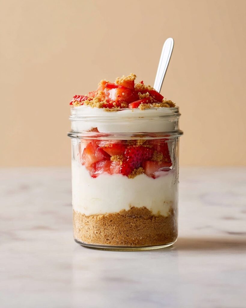 High Protein Cheesecake Jars Recipe