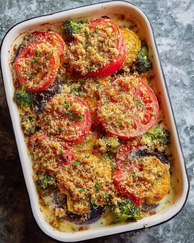 Rainbow Vegetable Gratin Recipe