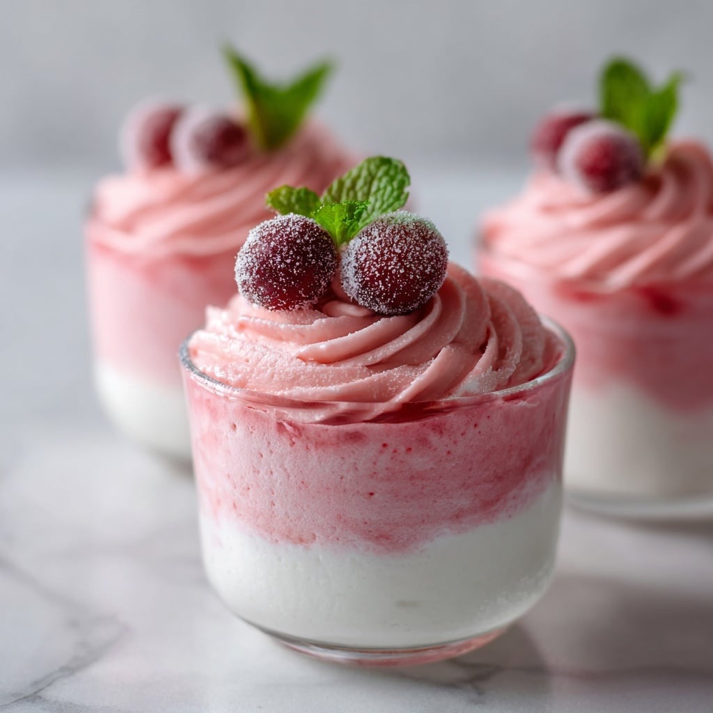 A stainless steel pot filled with shiny, round red cranberries floating in clear water, with a small pile of thin, curly orange zest strands placed neatly on top in the center, all resting on a white marbled surface. photo taken with an iphone --ar 4:5 --v 7