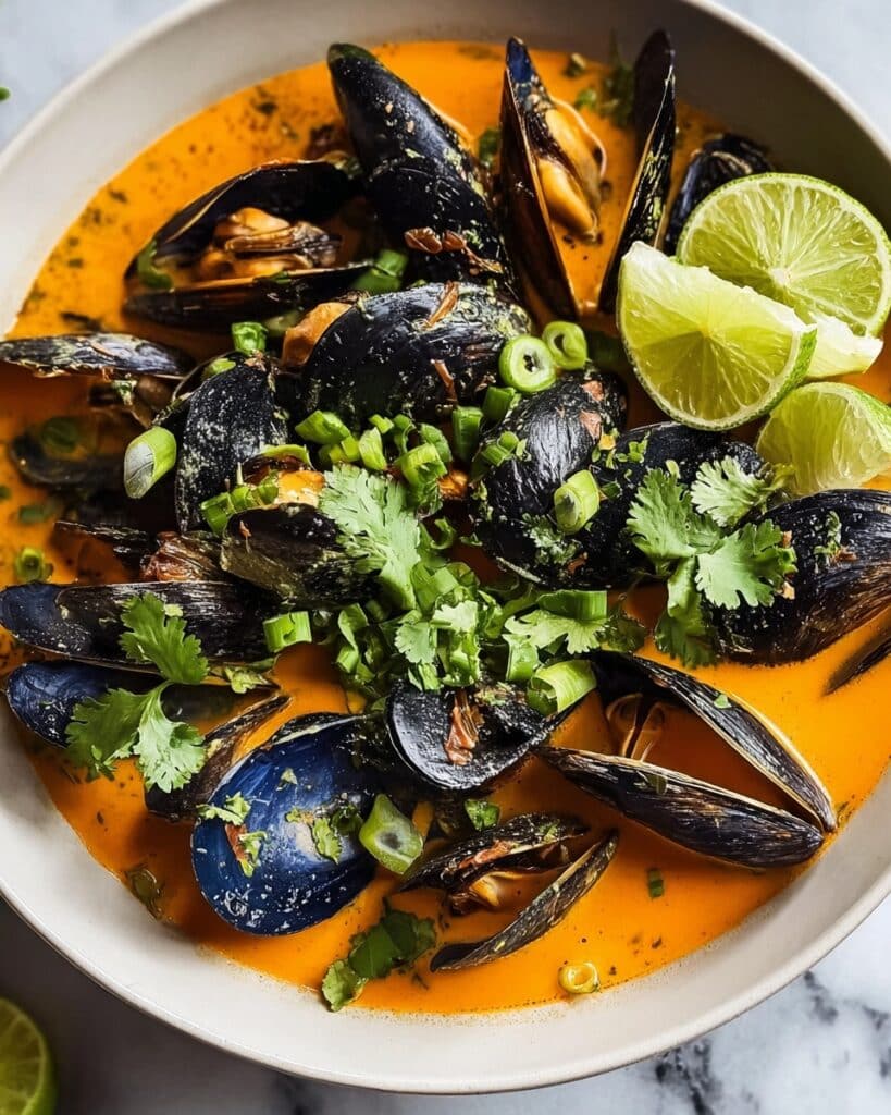 Thai Coconut Mussels Recipe