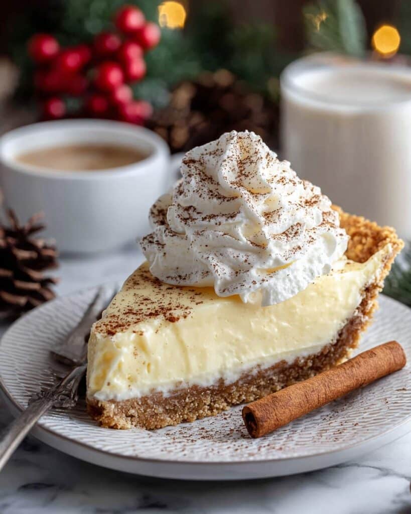 Christmas Eve Cinnamon-Vanilla Custard Pie – Creamy Holiday Dessert Magic Recipe