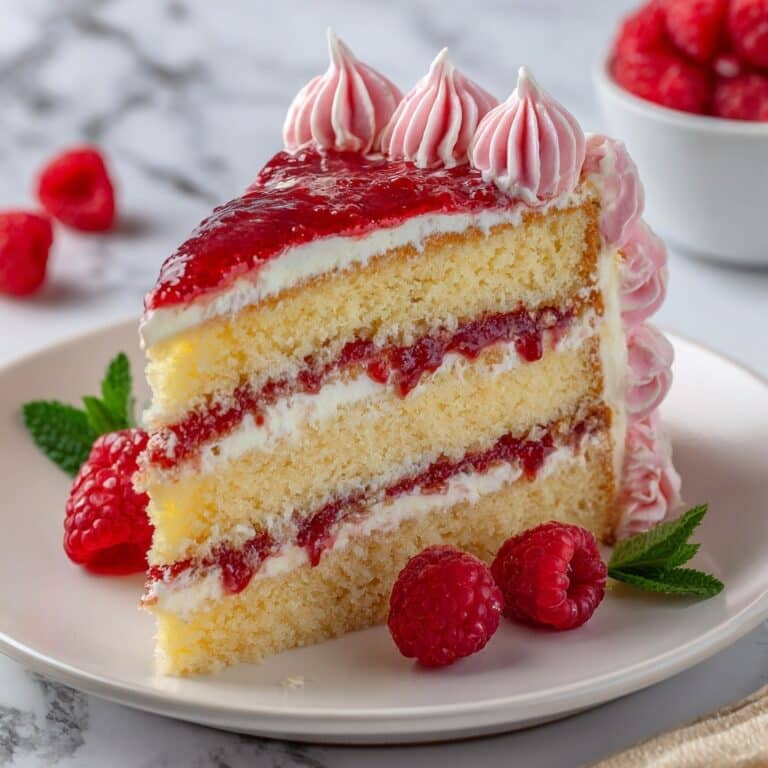 Vanilla Raspberry Cake Recipe