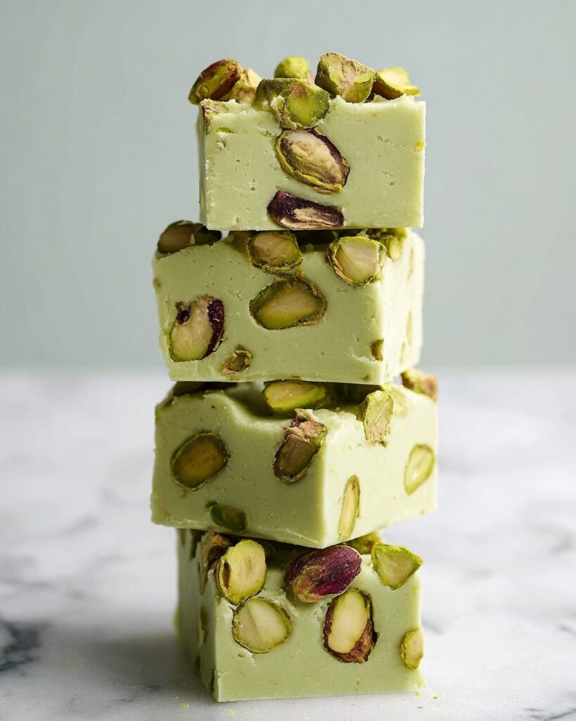 Pistachio White Chocolate Fudge Recipe