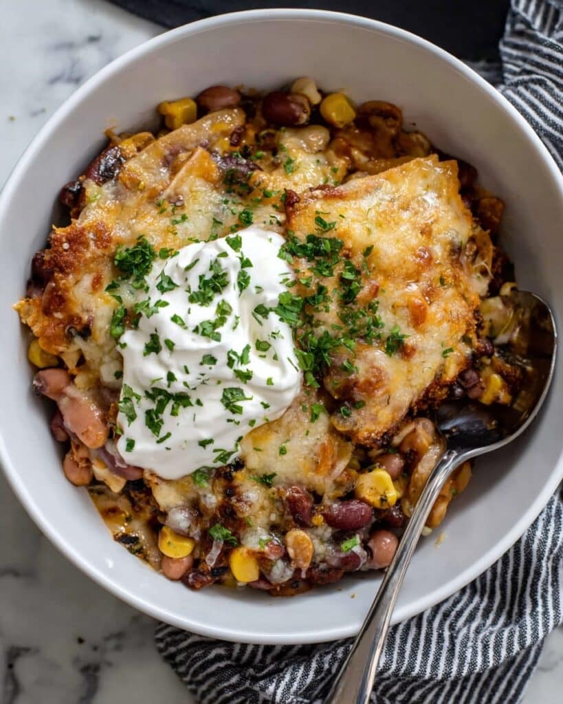 Ground Chicken Taco Casserole Recipe