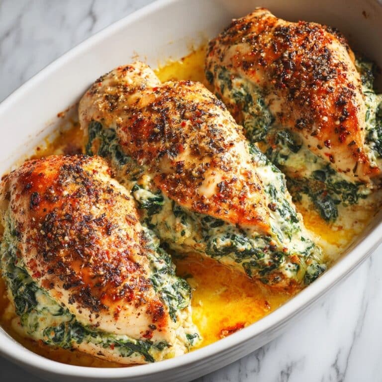 Spinach Stuffed Chicken Breasts Recipe