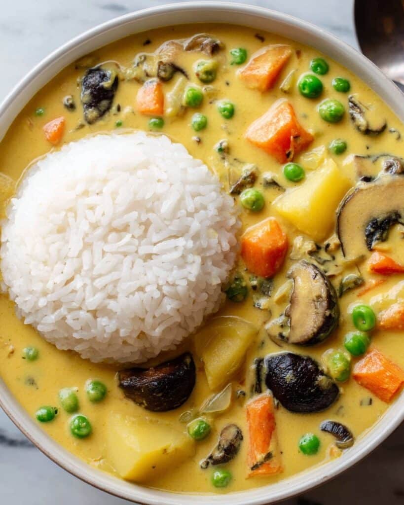 White Bean Mushroom Stew with Potatoes Recipe