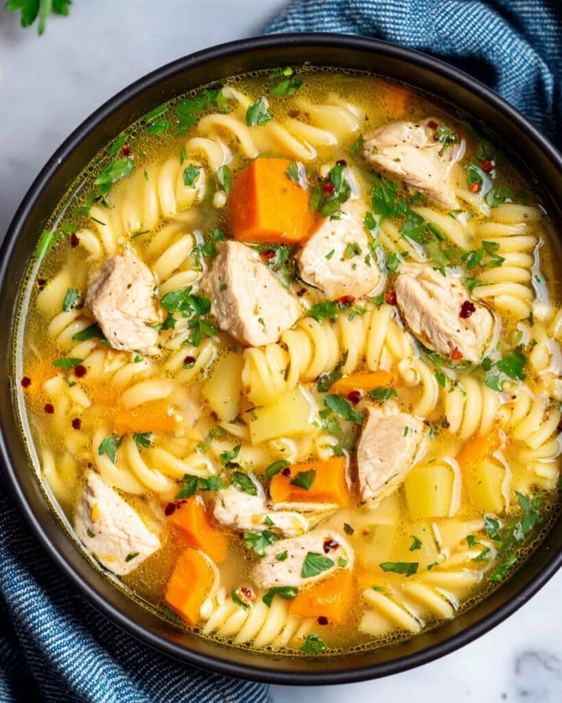 Vegan Chicken Noodle Soup Recipe