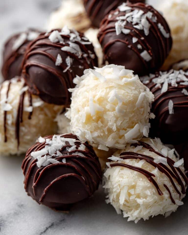 Chocolate Covered Coconut Balls Recipe