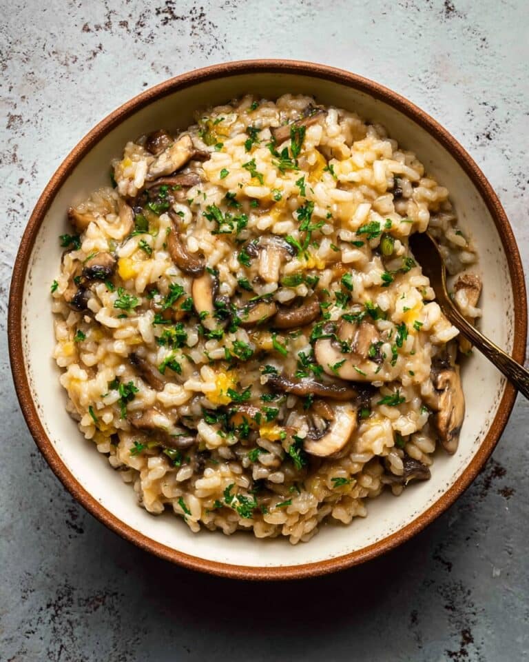 Vegan Mushroom Risotto Recipe