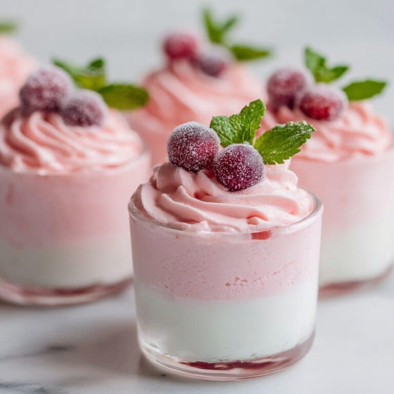 Cranberry Mousse Cups Recipe