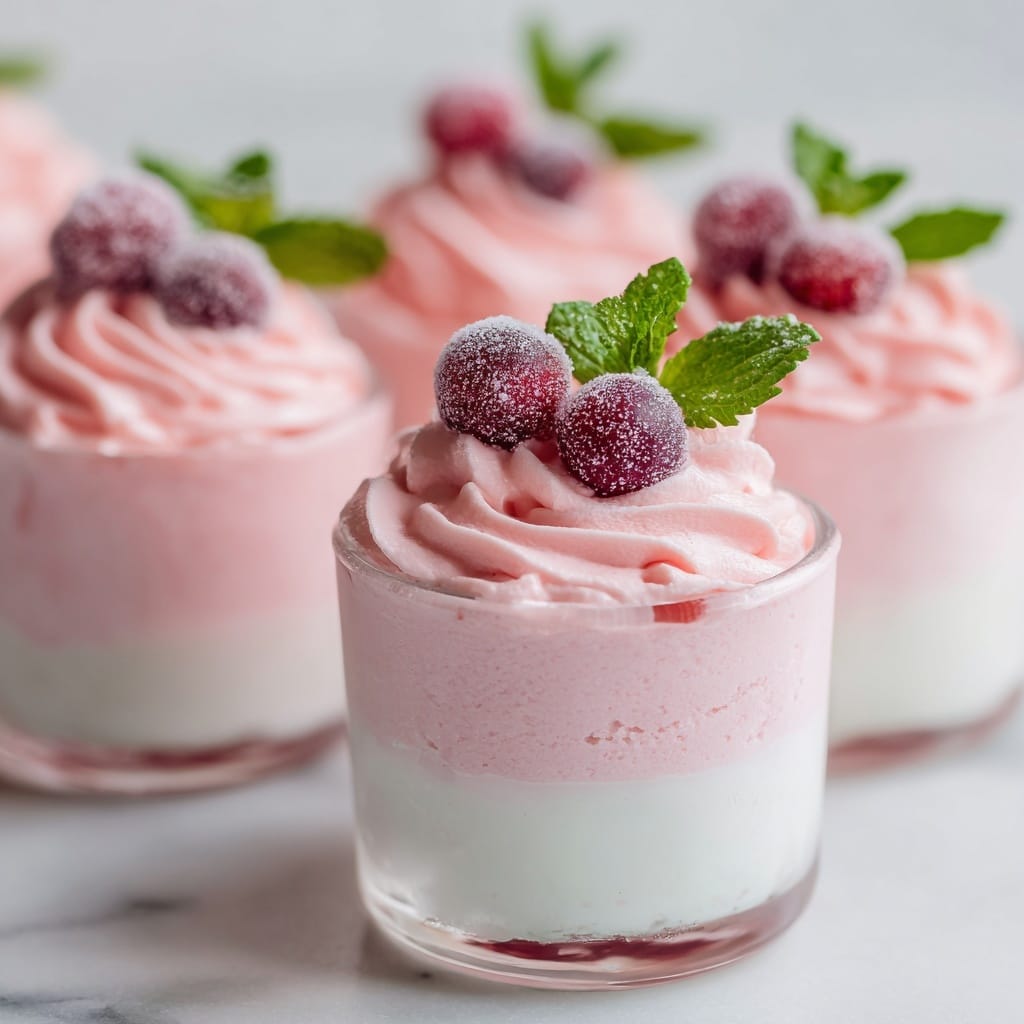 Cranberry Mousse Cups Recipe
