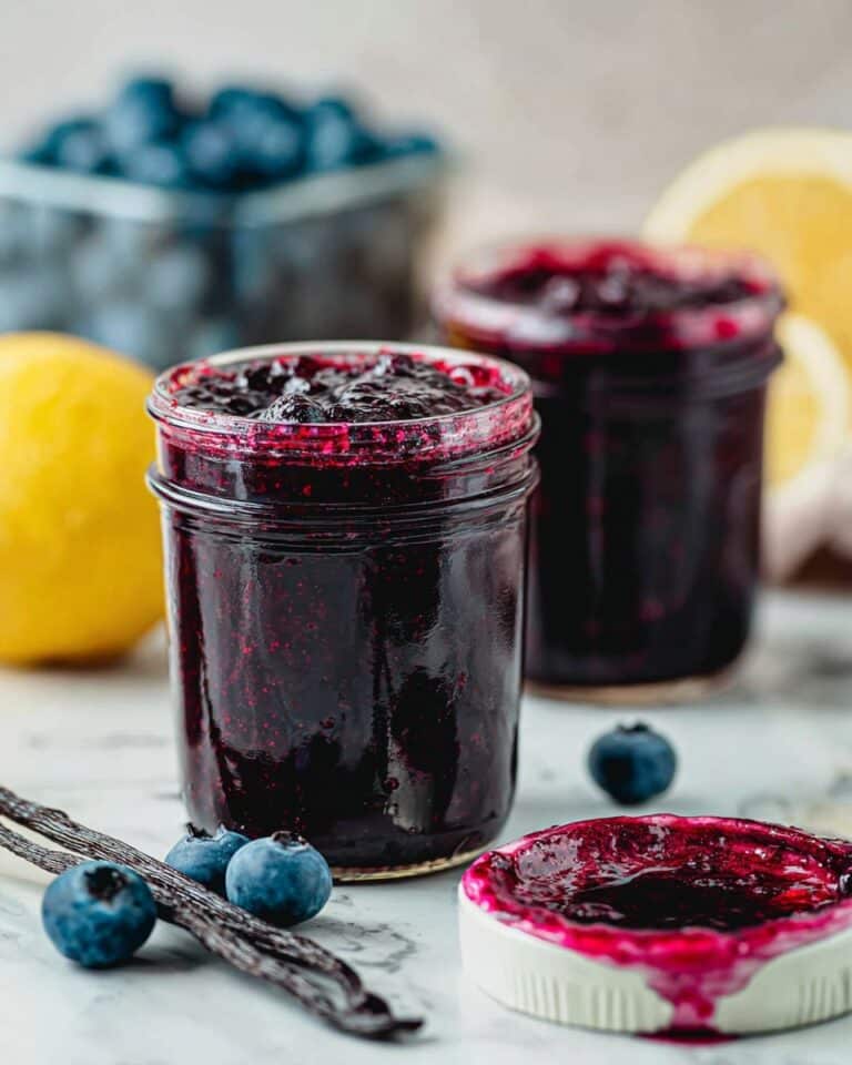 Blueberry Jam with Balsamic Vinegar and Vanilla Recipe