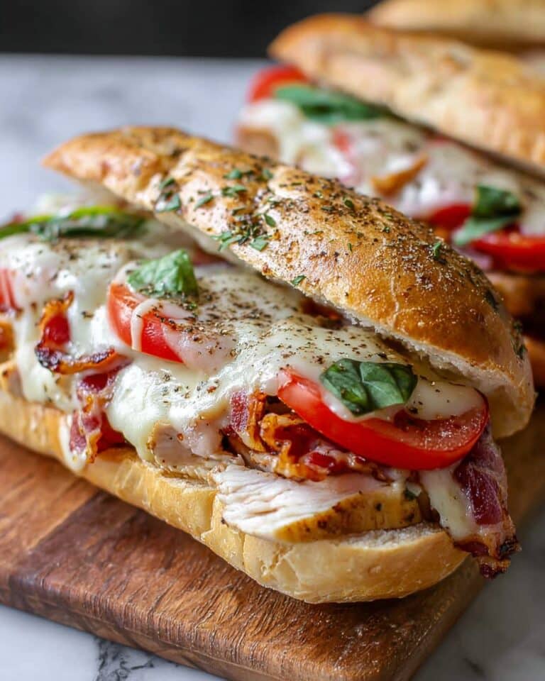Baked Italian Sub Sandwiches Recipe