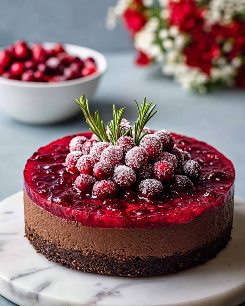Baked Vegan Chocolate Cheesecake Recipe