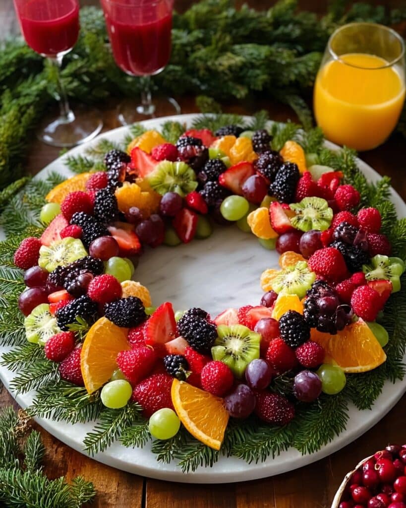 Christmas Wreath Fruit Salad: A Festive and Healthy Holiday Treat Recipe