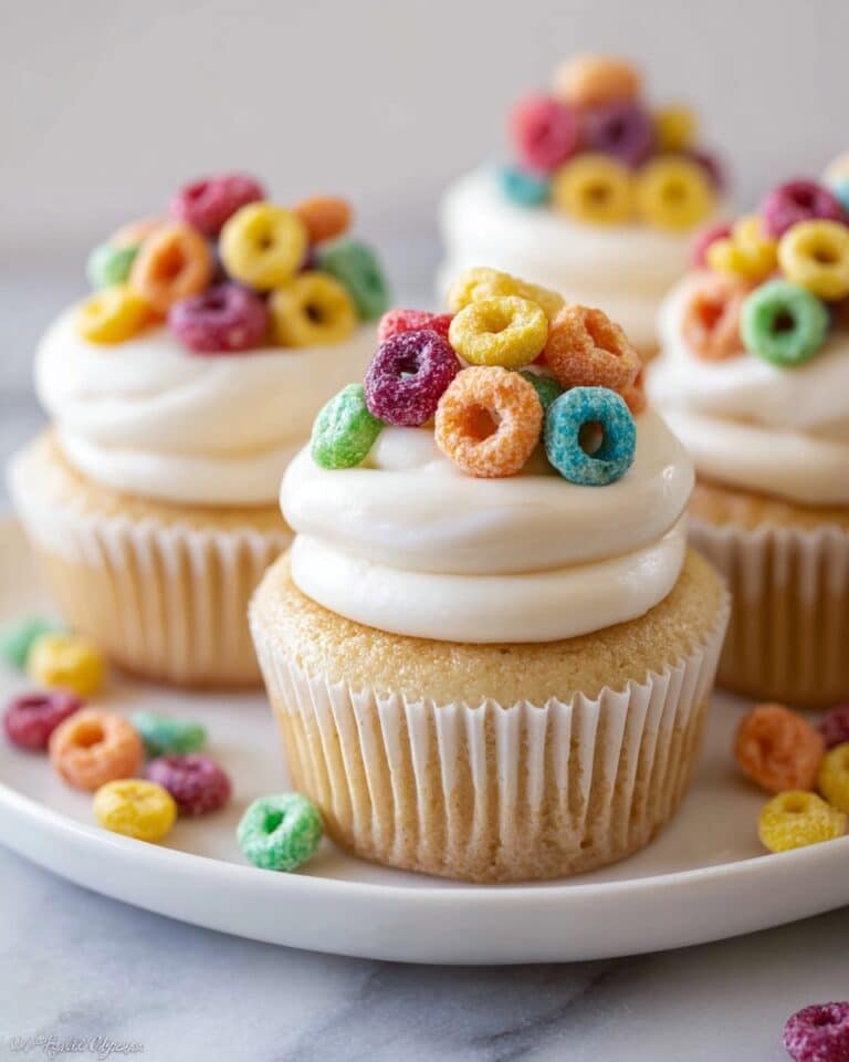 Cereal and Milk Cupcakes with Cereal Milk Buttercream Recipe