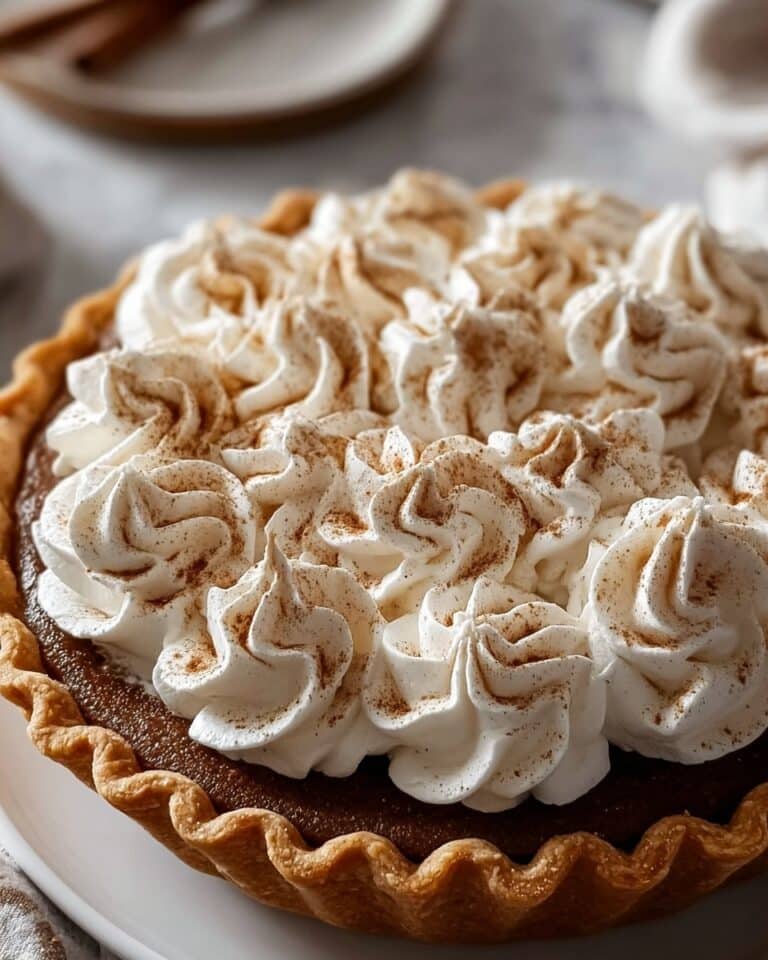 Apple Butter Pie with Cinnamon Whipped Cream Recipe
