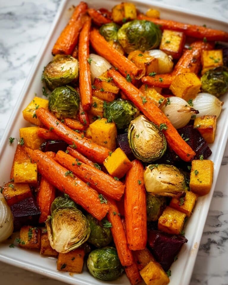 Christmas Roasted Vegetables for a Festive Dinner Delight Recipe