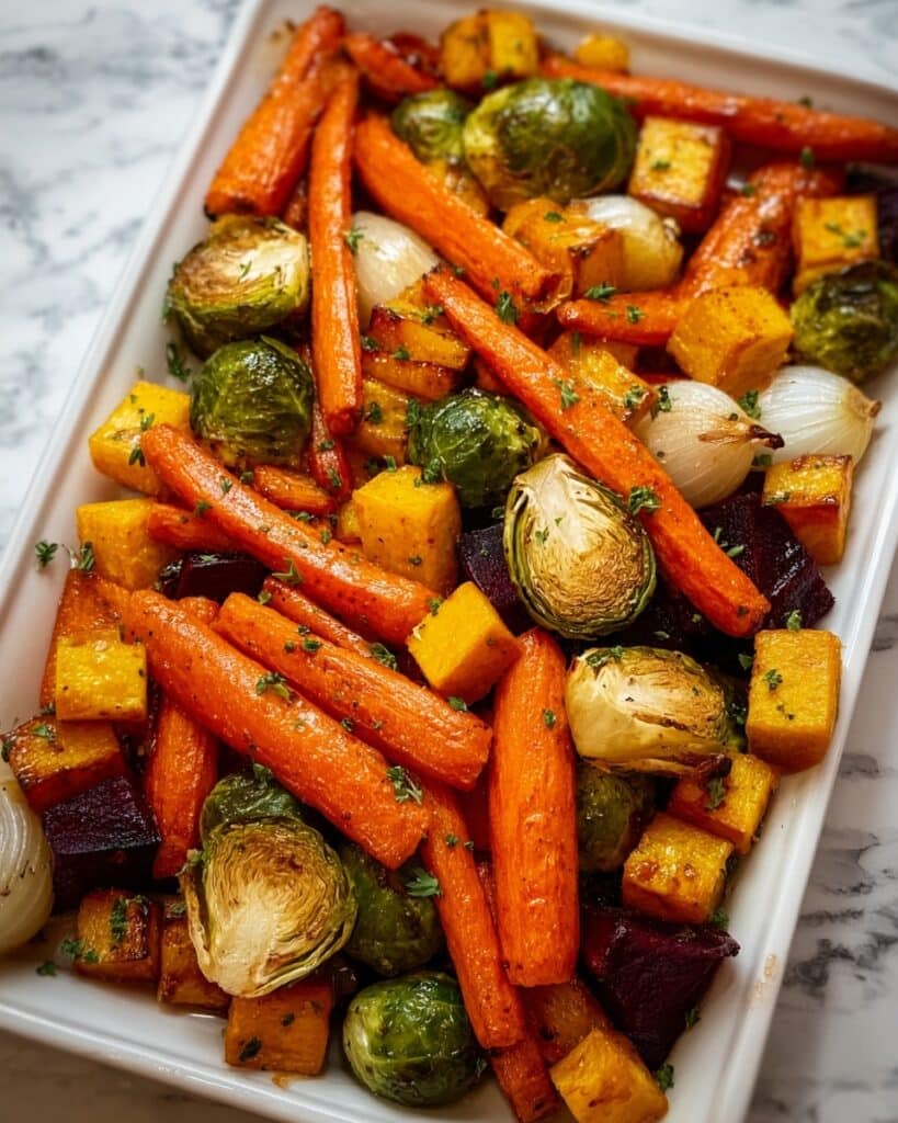 Christmas Roasted Vegetables for a Festive Dinner Delight Recipe