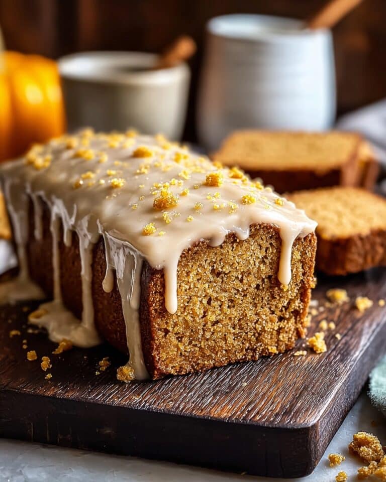 Pumpkin Bread with Salted Brown Butter Glaze Recipe