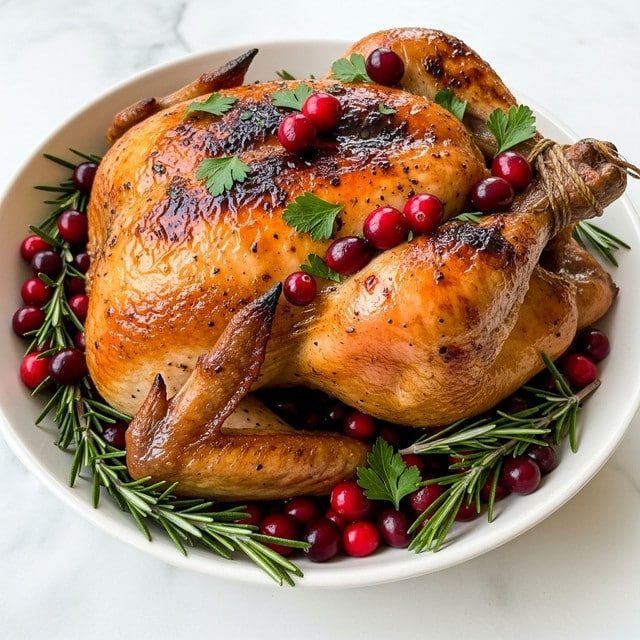 Cranberry Maple Roast Chicken Recipe
