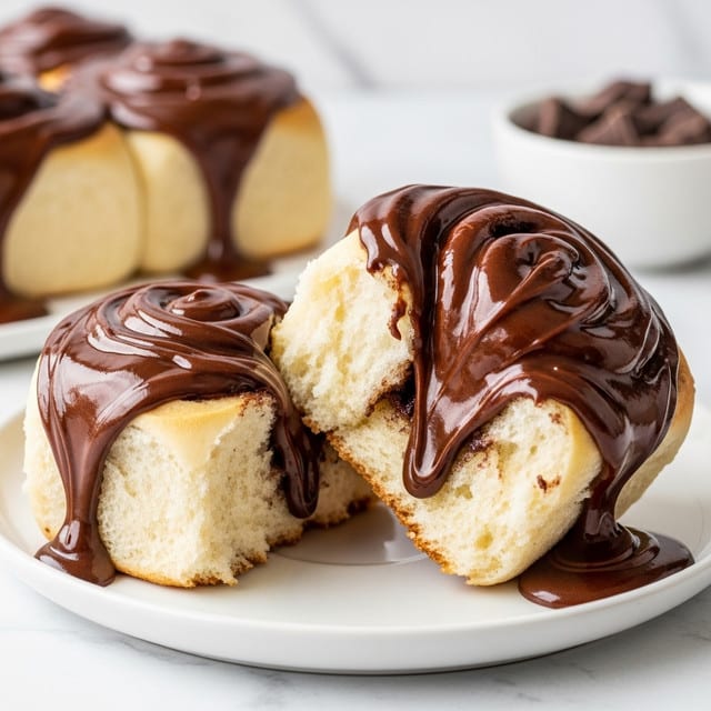 Chocolate Cinnamon Rolls with Cream Cheese Frosting Recipe