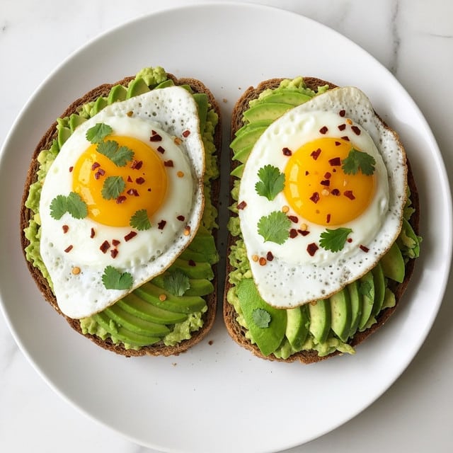 Avocado Egg Toast on Whole Grain Bread Recipe