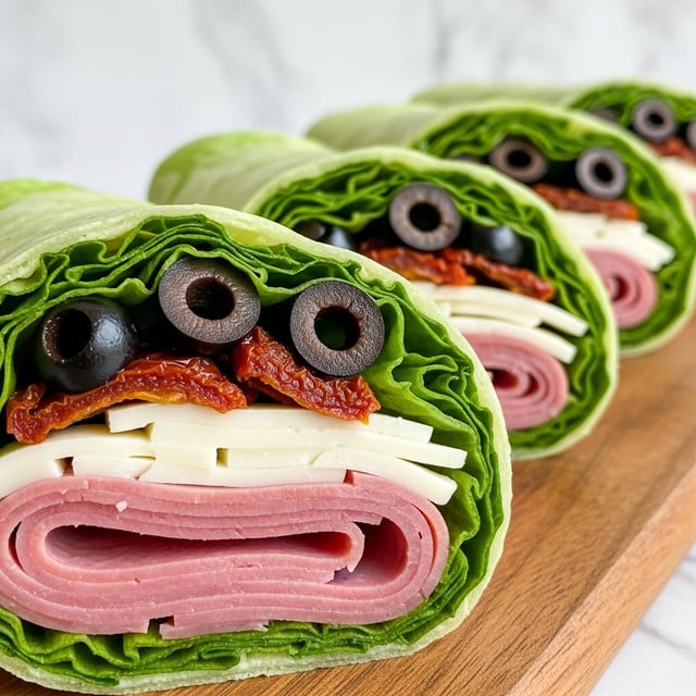 Easy Keto Italian Lettuce Wrap Recipe