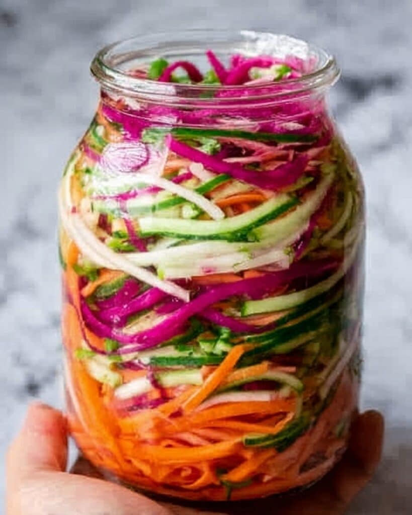 Quick Fridge Pickled Vegetables Recipe