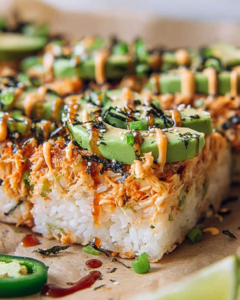 Spicy Salmon Sushi Bake Recipe