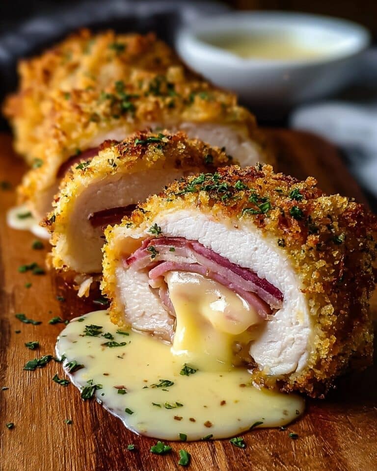 Easy Chicken Cordon Bleu Recipe- Deliciously Cheesy Recipe