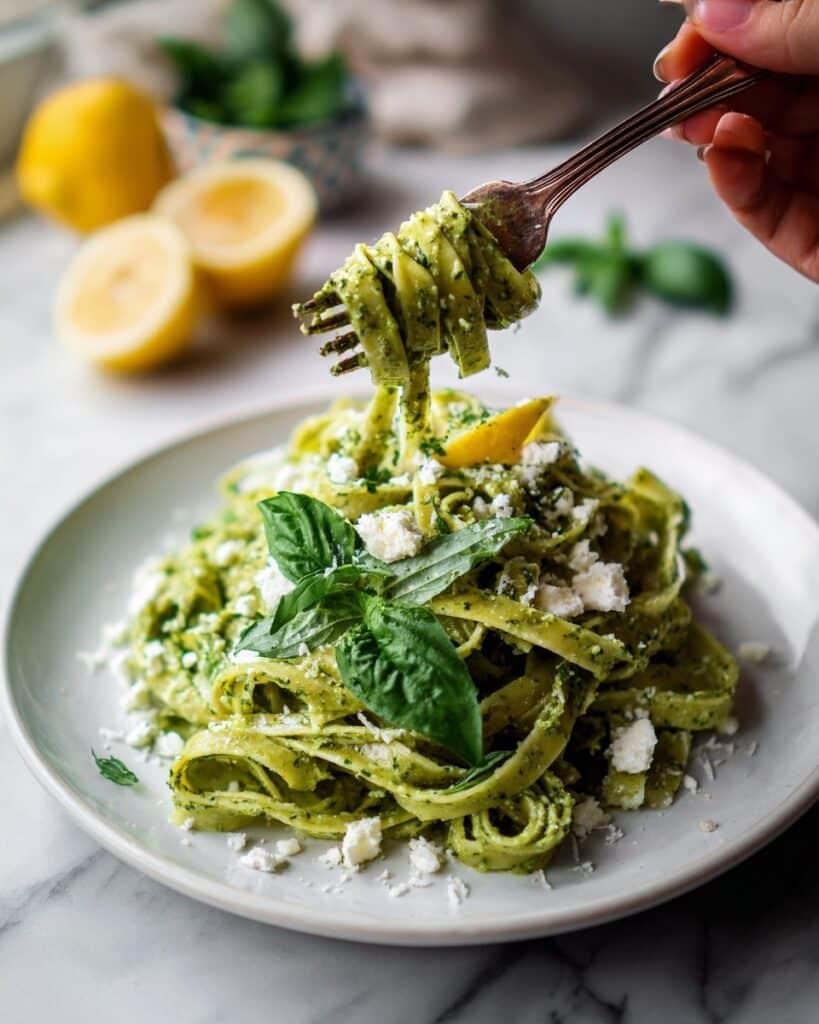 Easy Pesto and Ricotta Pasta (Gluten-Free, Nut-Free) Recipe