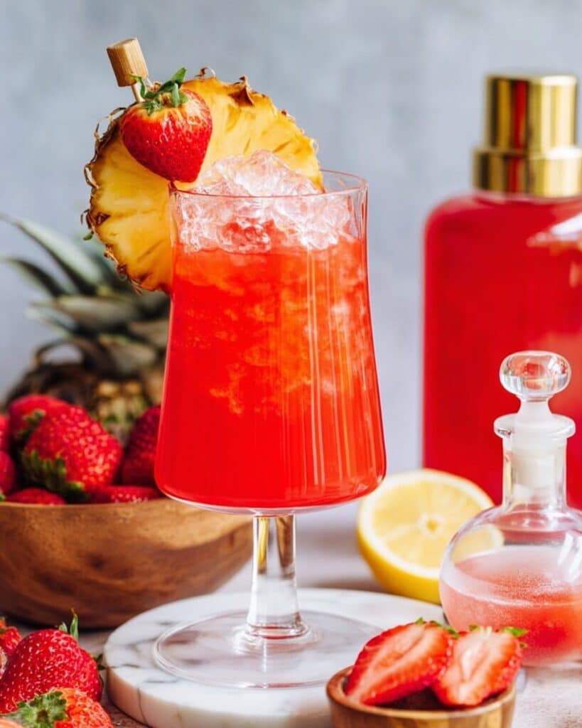 Strawberry Pineapple Martini Recipe