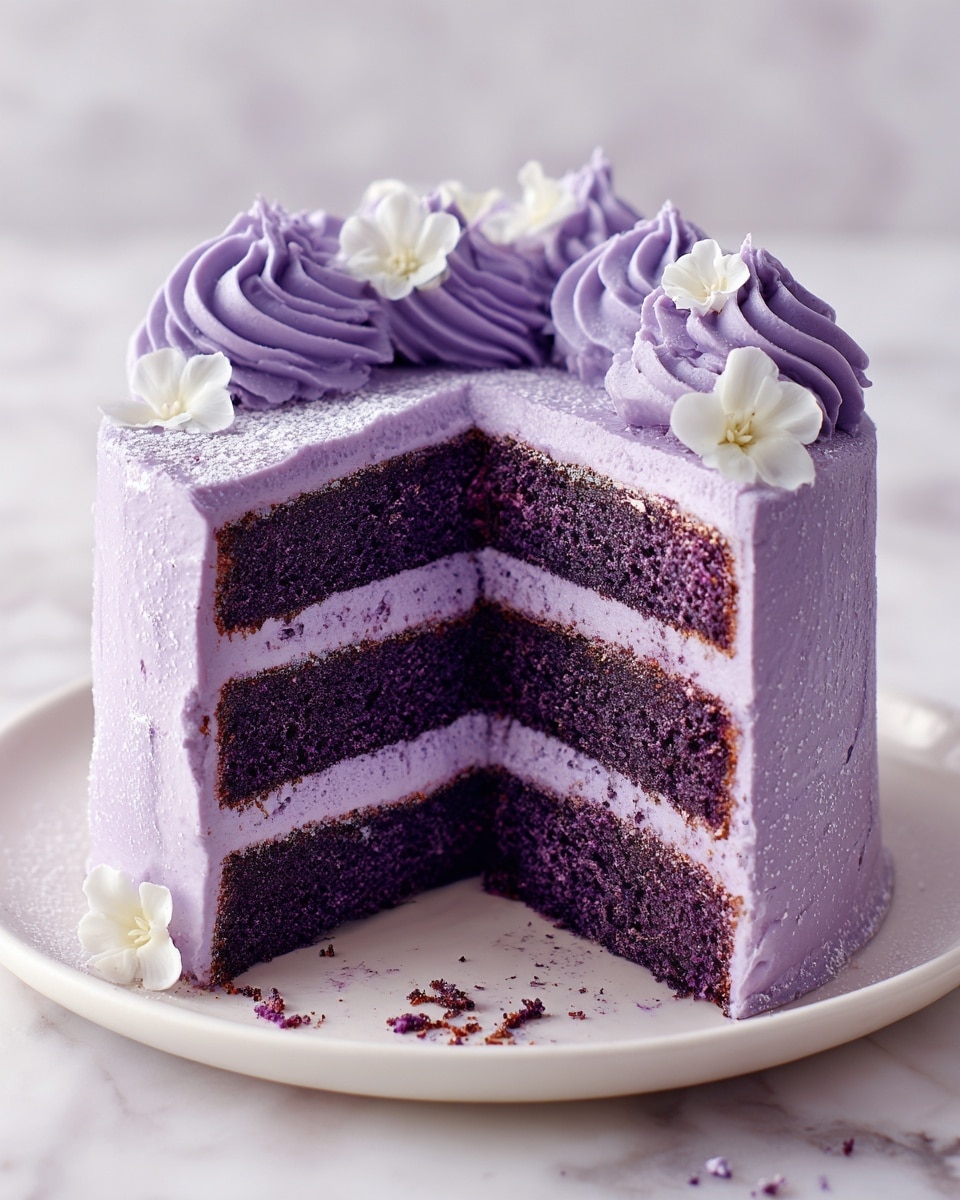 Blueberry Velvet Cake: Perfectly Sweet & Tangy Recipe