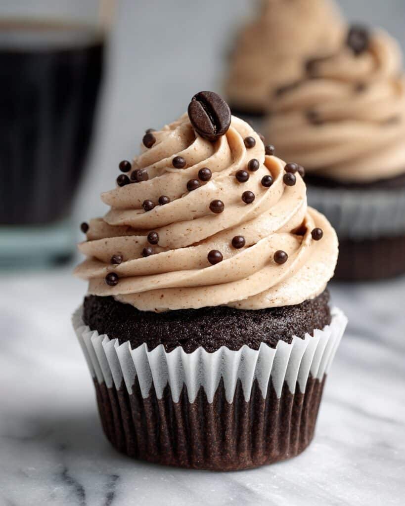 Mocha Cupcakes with Coffee Frosting Recipe