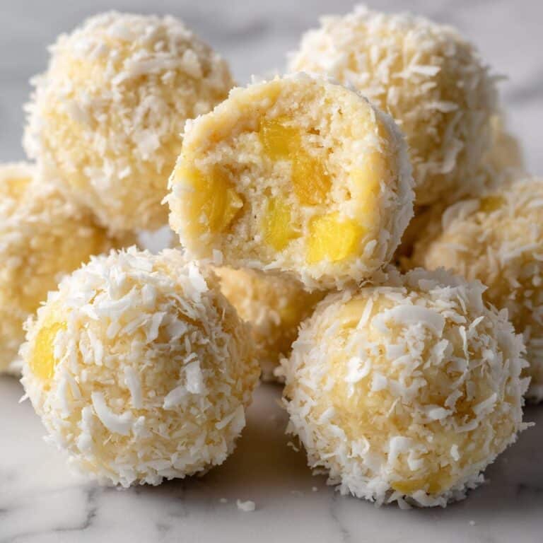 Tropical Pineapple Coconut Balls Recipe