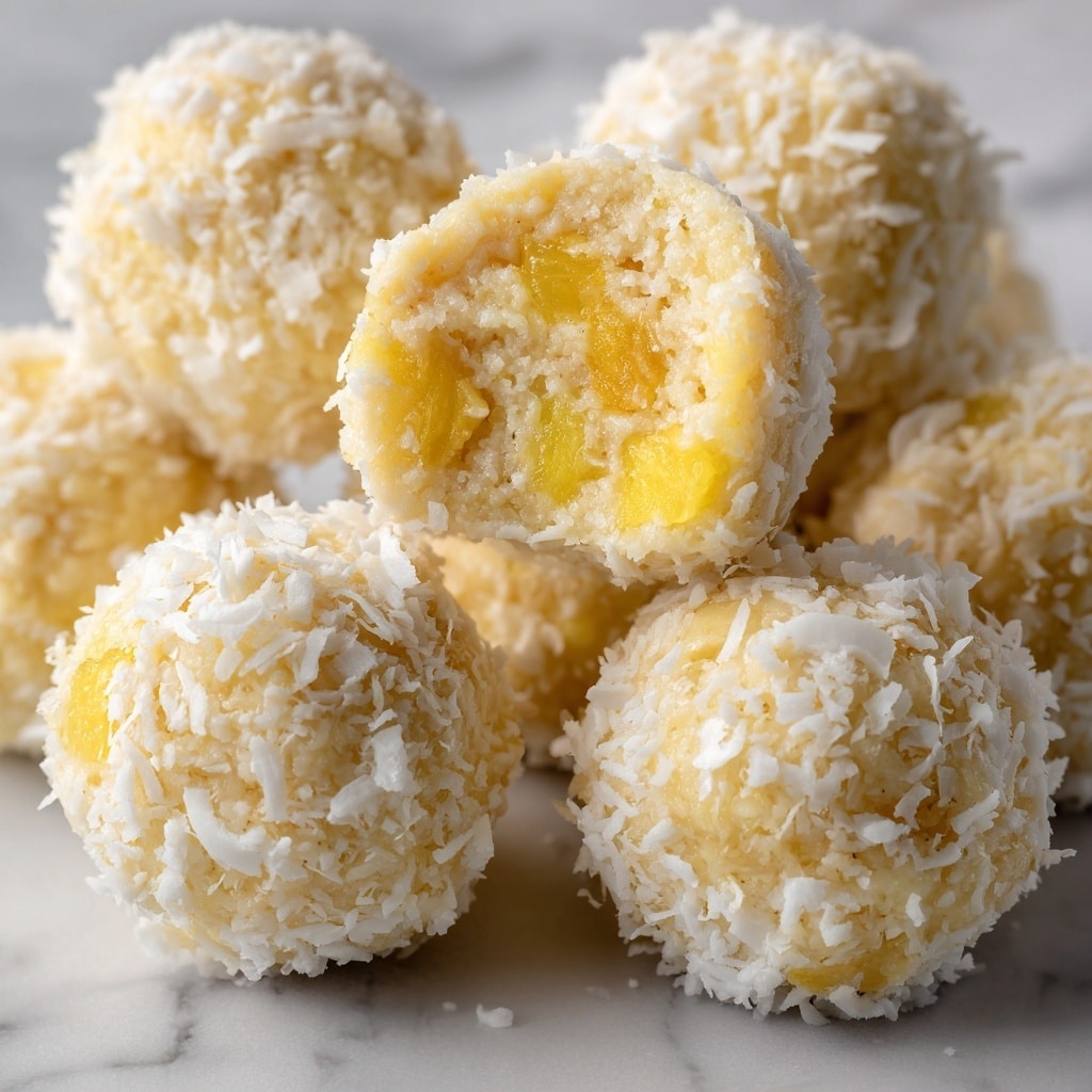Tropical Pineapple Coconut Balls Recipe