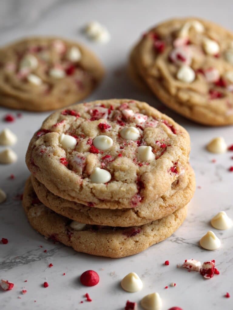 Irresistible Valentine’s Strawberry White Chocolate Cookies Recipe