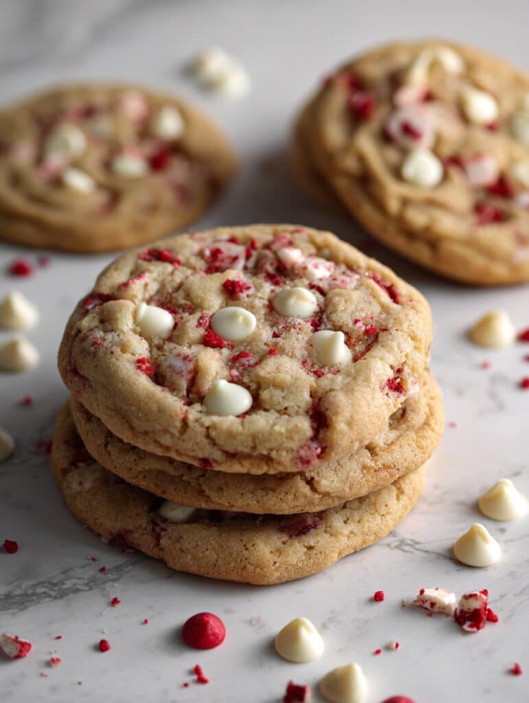 Irresistible Valentine’s Strawberry White Chocolate Cookies Recipe