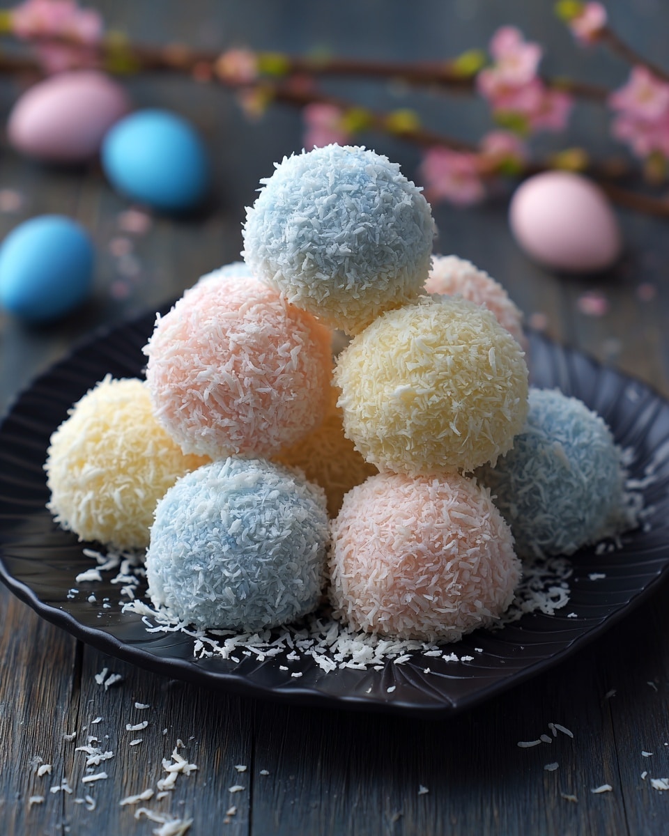 Easter Bunny Coconut Tails: No-Bake Festive Coconut Treats Recipe