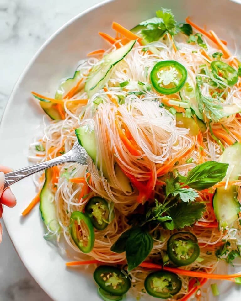 Vietnamese Noodle Salad with Tangy Dressing Recipe
