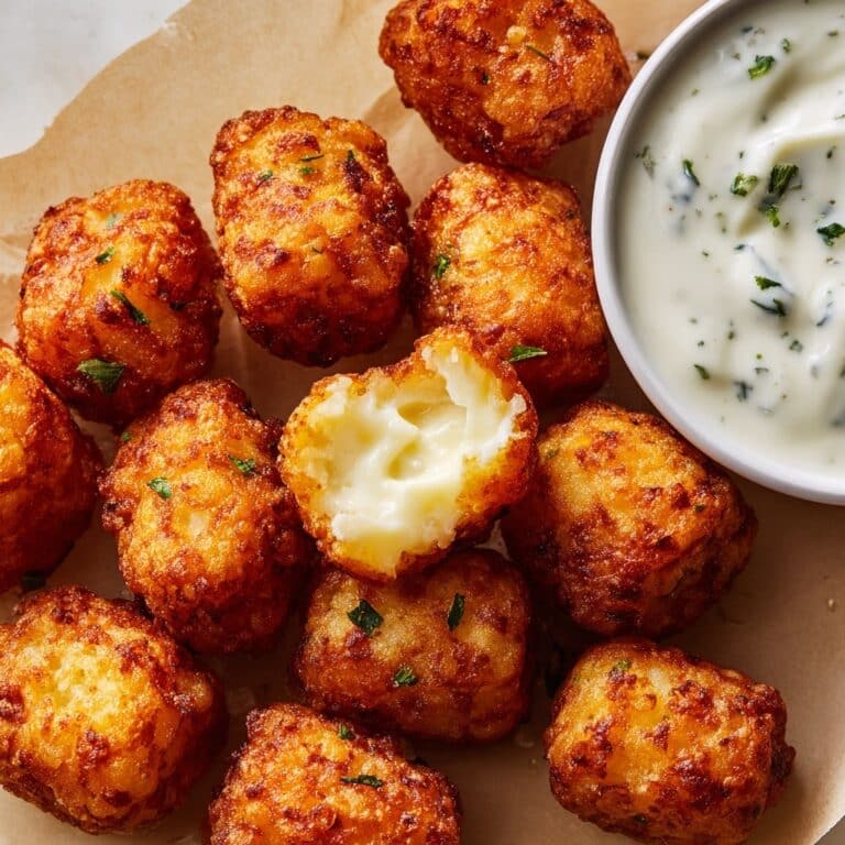 Two Ingredients Cottage Cheese Tots Recipe