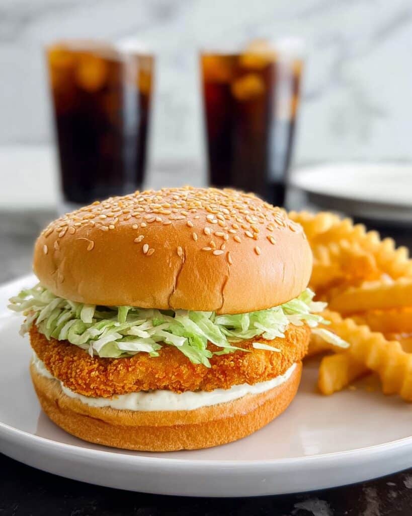 Healthy Oven-Baked McChicken Sandwich Recipe