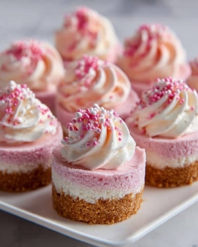 No-Bake Pink Velvet Cheesecake Bites Recipe