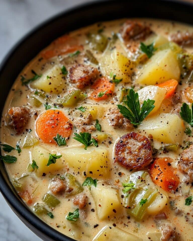 Potato and Sausage Chowder Recipe