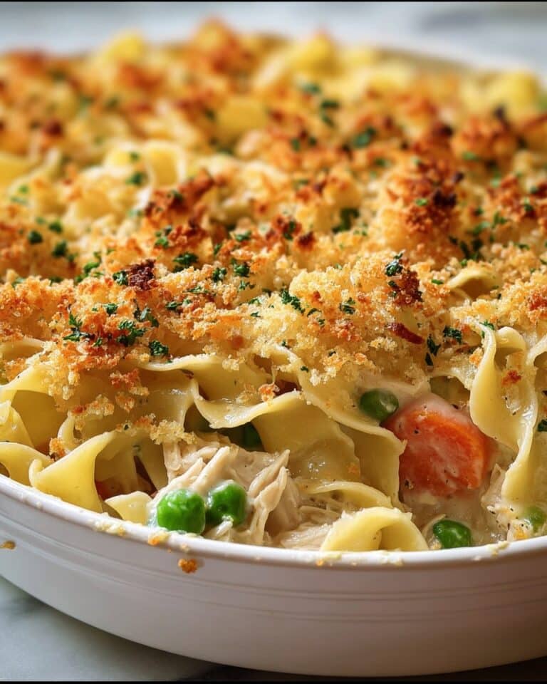 Creamy Chicken Noodle Casserole Recipe